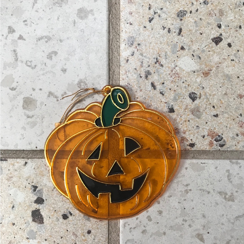 1990 Halloween window decoration